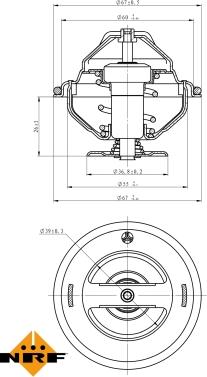 Wilmink Group WG2184725 - Термостат охлаждающей жидкости / корпус unicars.by