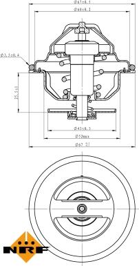 Wilmink Group WG2184726 - Термостат охлаждающей жидкости / корпус unicars.by