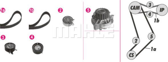 Wilmink Group WG2182232 - Водяной насос + комплект зубчатого ремня ГРМ unicars.by