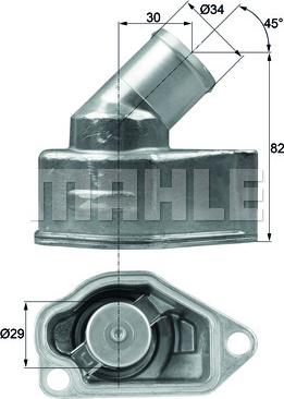 Wilmink Group WG2260450 - Термостат охлаждающей жидкости / корпус unicars.by