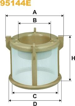 WIX Filters 95144E - Топливный фильтр unicars.by