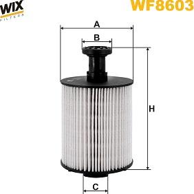 WIX Filters WF8603 - Топливный фильтр unicars.by