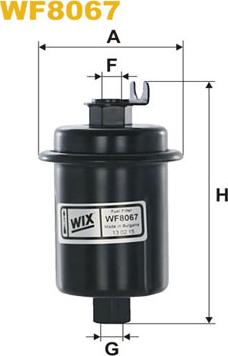 WIX Filters WF8067 - Топливный фильтр unicars.by