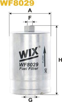 WIX Filters WF8029 - Топливный фильтр unicars.by