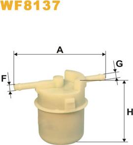 WIX Filters WF8137 - Топливный фильтр unicars.by