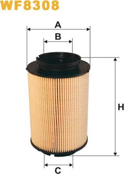 WIX Filters WF8308 - Топливный фильтр unicars.by