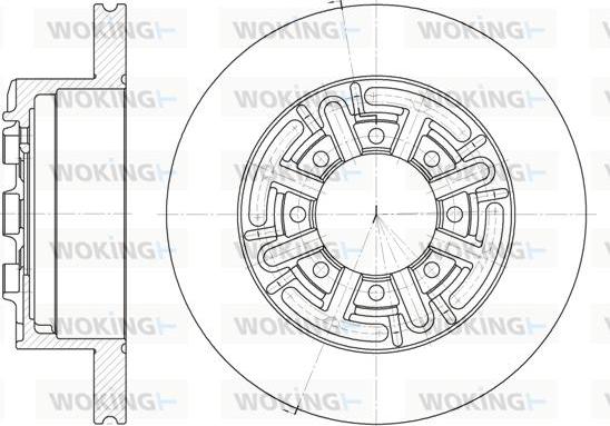 Woking D6420.00 - Тормозной диск unicars.by