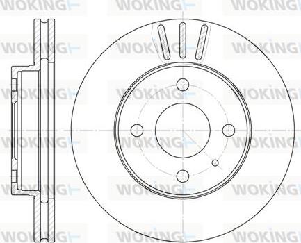 BRAKEWORLD RS8591 - Тормозной диск unicars.by