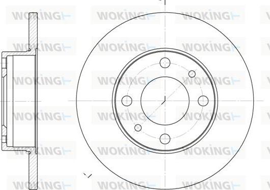 Woking D6030.00 - Тормозной диск unicars.by