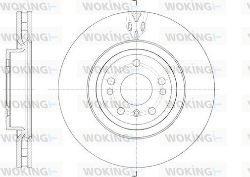 Woking D61576.10 - Тормозной диск unicars.by