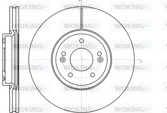 Sangsin Brake SD2076 - Тормозной диск unicars.by