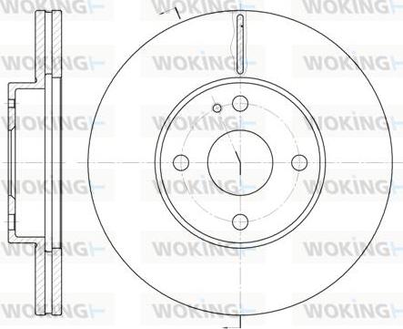 IPS Parts IBT-1343 - Тормозной диск unicars.by