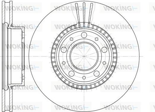 Woking D6304.10 - Тормозной диск unicars.by