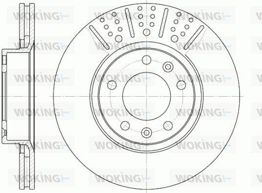 Woking D6265.10 - Тормозной диск unicars.by