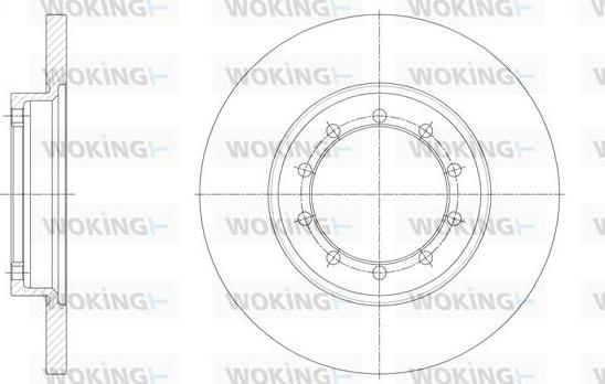 Woking D62094.00 - Тормозной диск unicars.by