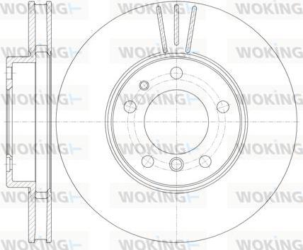 Woking D6778.10 - Тормозной диск unicars.by