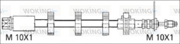 Woking G1901.66 - Тормозной шланг unicars.by