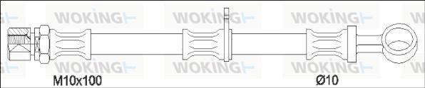 Woking G1903.82 - Тормозной шланг unicars.by