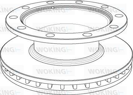 Woking NSA1082.20 - Тормозной диск unicars.by