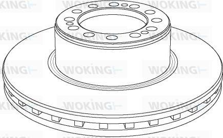 Woking NSA1079.20 - Тормозной диск unicars.by