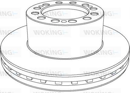 Woking NSA1109.20 - Тормозной диск unicars.by