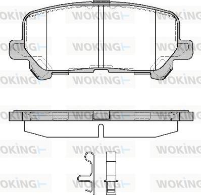 Valeo 606841 - Тормозные колодки, дисковые, комплект unicars.by