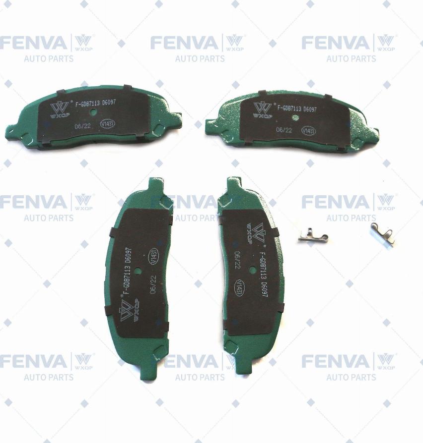 WXQP 42940 - Тормозные колодки, дисковые, комплект unicars.by