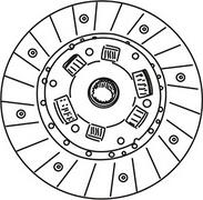 WXQP 361597 - Диск сцепления, фрикцион unicars.by