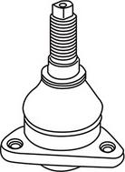 WXQP 361369 - Шаровая опора, несущий / направляющий шарнир unicars.by