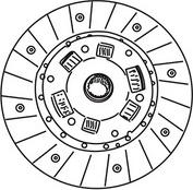 WXQP 361329 - Диск сцепления, фрикцион unicars.by