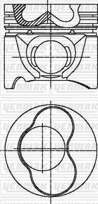 Yenmak 31-04302-000 - Поршень unicars.by