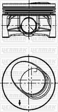 Yenmak 31-03959-000 - Поршень unicars.by