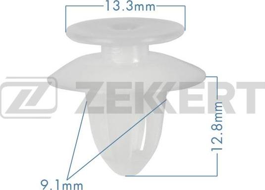 Zekkert BE-1211 - Зажим, клипса, молдинг unicars.by