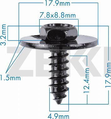Zekkert BE-3688 - Болт unicars.by