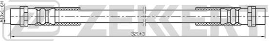 Zekkert BS-9051 - Тормозной шланг unicars.by