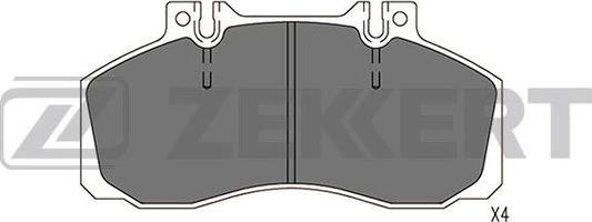 Zekkert BS-2070 - Тормозные колодки, дисковые, комплект unicars.by