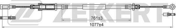 Zekkert BZ-1033 - Тросик, cтояночный тормоз unicars.by