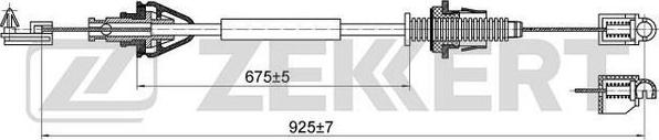 Zekkert BZ-1164 - Тросик газа unicars.by