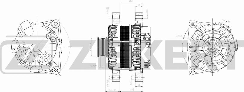 Zekkert GE-1001 - Генератор unicars.by