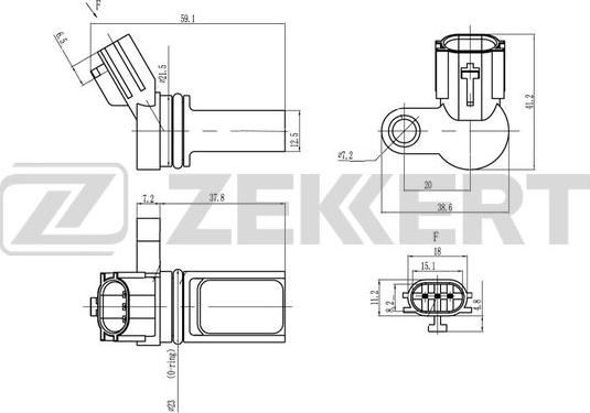 Zekkert SE-4120 - Датчик импульсов, коленвал unicars.by