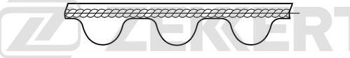 Zekkert ZR-1050 - Зубчатый ремень ГРМ unicars.by