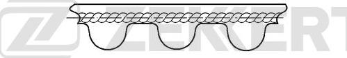 Zekkert ZR-1051 - Зубчатый ремень ГРМ unicars.by