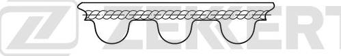 Zekkert ZR-1021 - Зубчатый ремень ГРМ unicars.by
