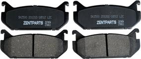 zentparts Z07454 - Тормозные колодки, дисковые, комплект unicars.by