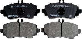 ZENTPARTS Z07453 - Тормозные колодки, дисковые, комплект unicars.by