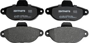 ZENTPARTS Z07452 - Тормозные колодки, дисковые, комплект unicars.by