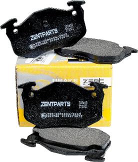 ZENTPARTS Z07418 - Тормозные колодки, дисковые, комплект unicars.by