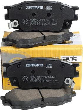 ZENTPARTS Z07417 - Тормозные колодки, дисковые, комплект unicars.by