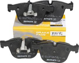 ZENTPARTS Z07470 - Тормозные колодки, дисковые, комплект unicars.by