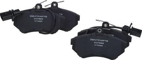 ZENTPARTS Z07559 - Тормозные колодки, дисковые, комплект unicars.by